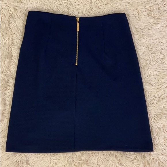 Kensie Navy Lace-Up Skirt Size XS - Picture 4 of 8